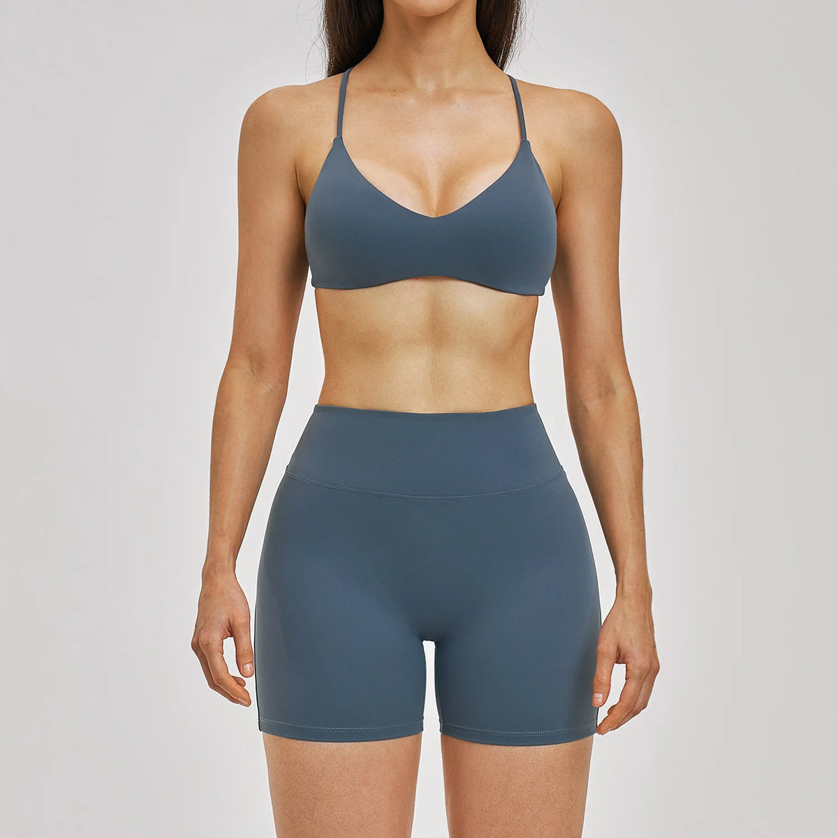 Yoga Set 2PCS Women'S Clothes Sports Outfits Fitness Tracksuit Gym Shockproof Workout Clothing Female Fitness Suit Athletic Wear