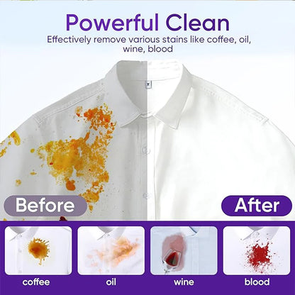 Fragrance Free Laundry Detergent Sheets Travel Eco-Friendly 32 Loads Clothes Washing Detergent Sheets Plastic-Free Washer Strips