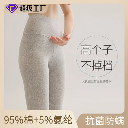 High Waist Cotton Women Leggings Spring Warm Comfortable Slim Fit Student Quality New Inner Wear Thin Autumn Pants M XXXL